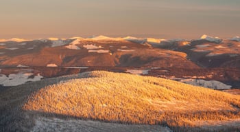 Sunset view from Big White Mountain, British Columbia, Canada