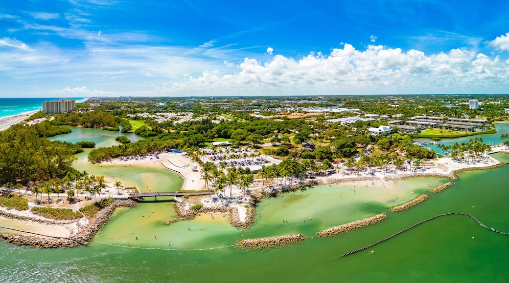 DuBois Park, Jupiter Beach and inlet, areal views, Florida