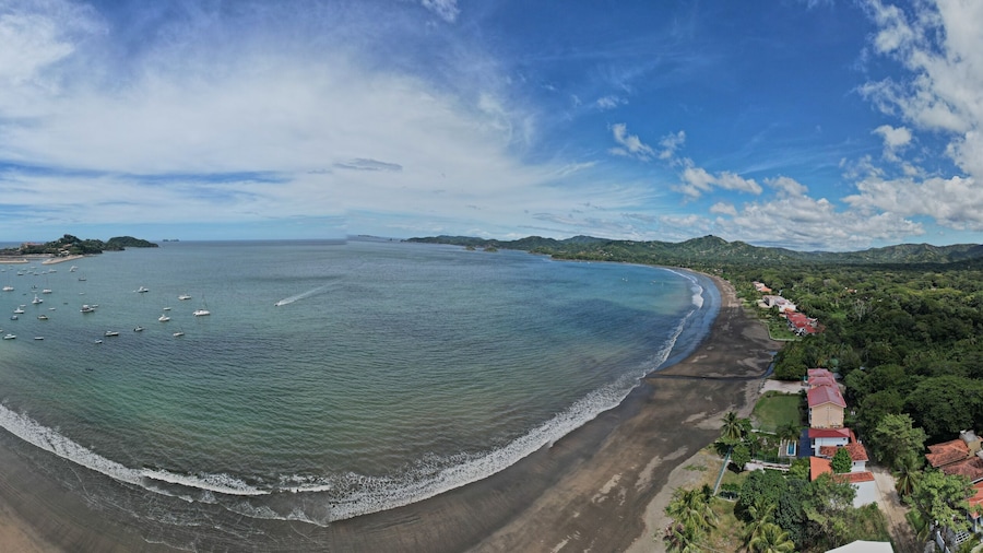 Potrero Beach near Flamingo in Guanacaste, Costa Rica