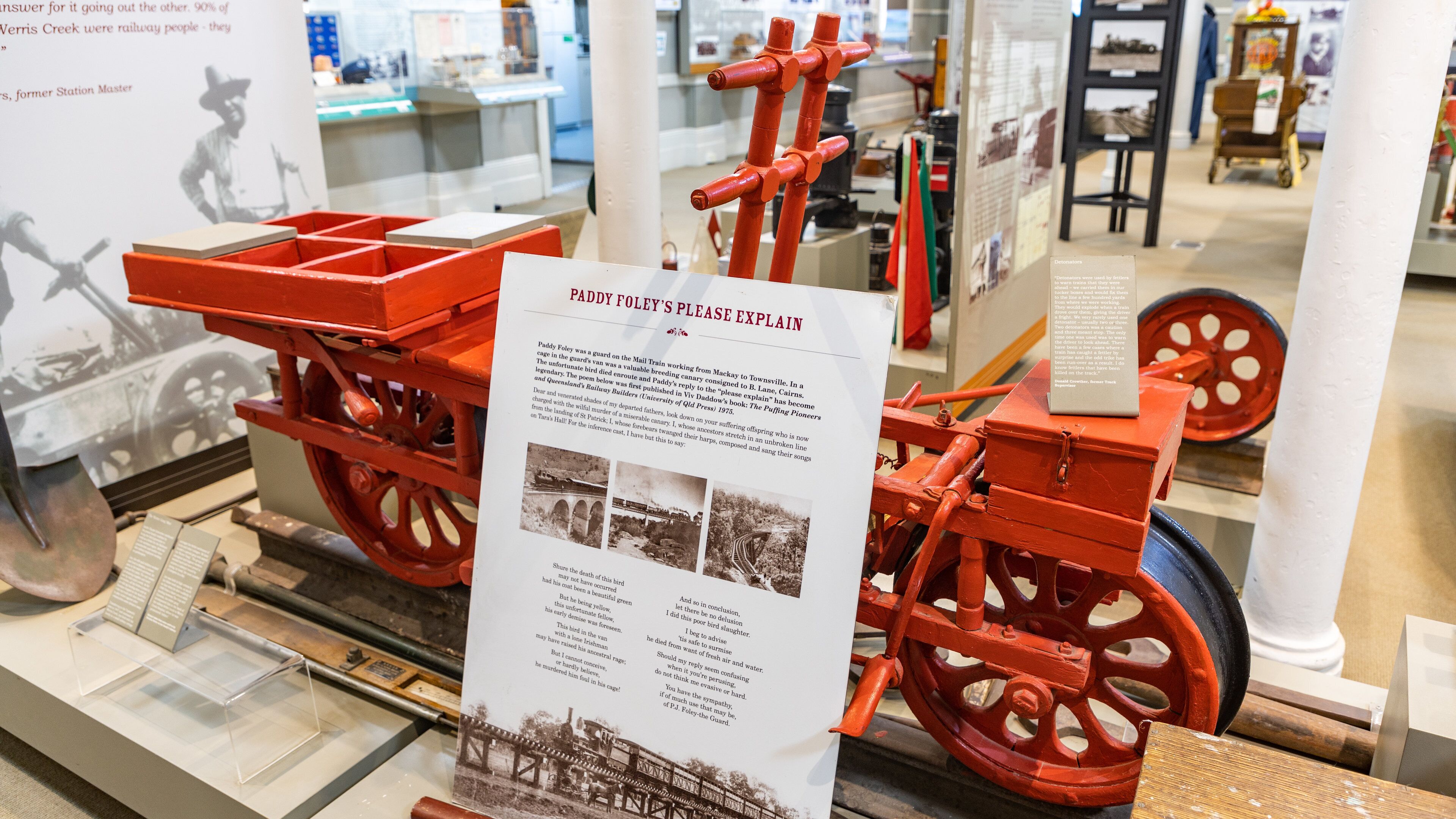 The Rail Journeys Museum featuring interior views and signage
