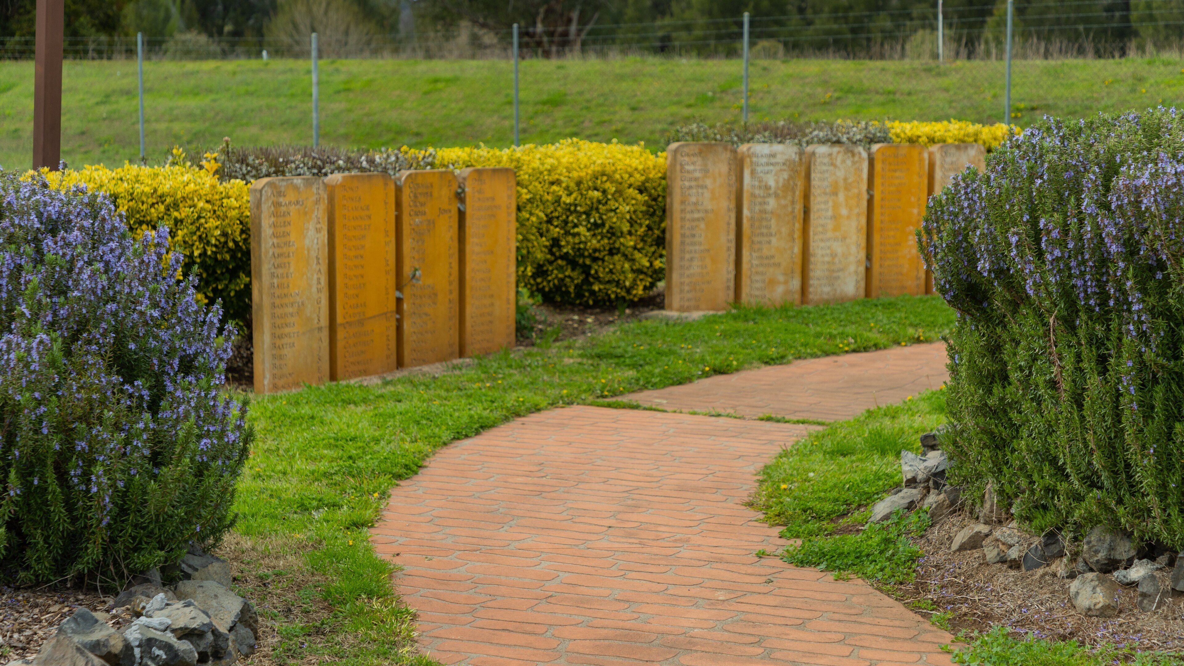 First Fleet Memorial Garden featuring a garden