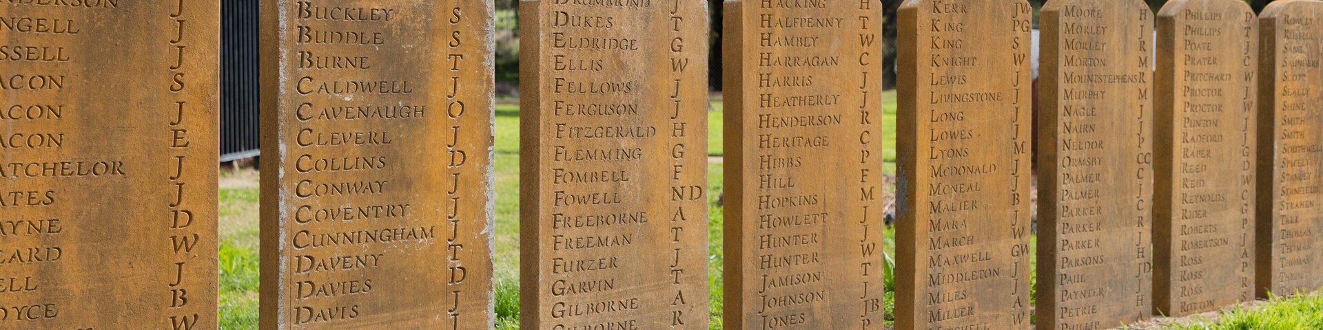 First Fleet Memorial Garden which includes heritage elements