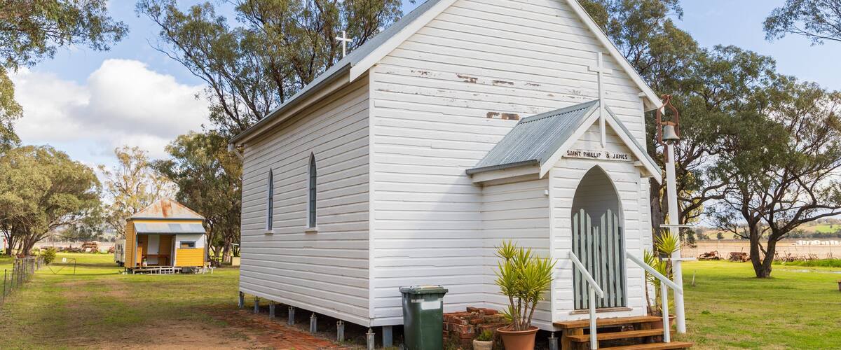 Quirindi Historical Cottage and Museum showing a church or cathedral