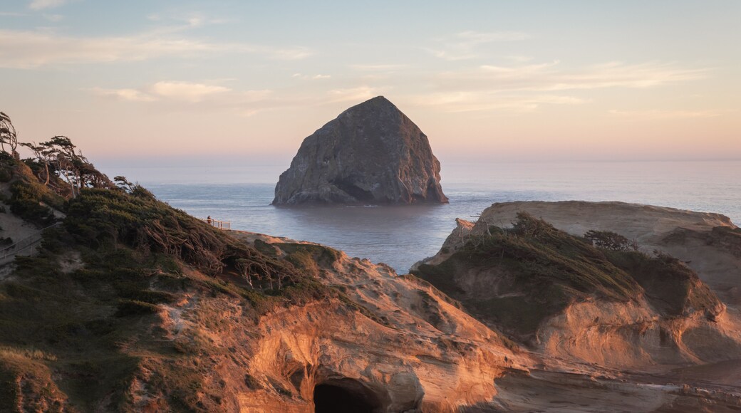 Pila de mar Haystack Rock