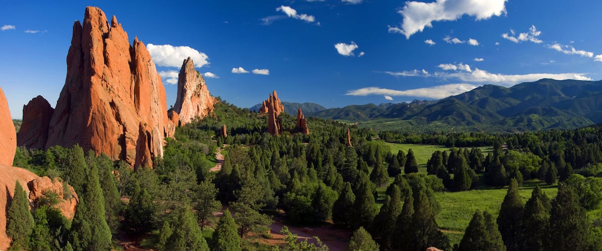 Central Garden of the Gods Panorama