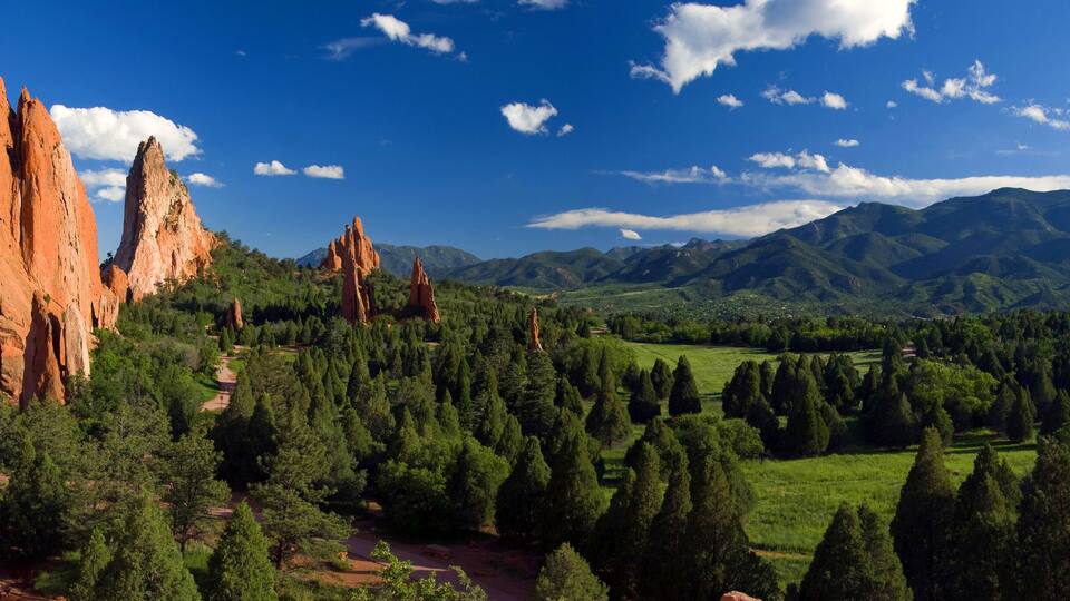 Central Garden of the Gods Panorama