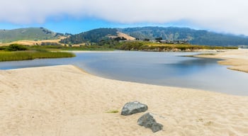 Mouth of the Carmel River Where It Empties Into The Pacific Ocean - Carmel, CA