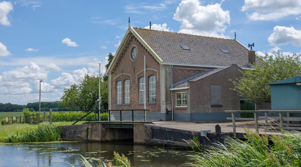 water pumping station Bleskensgraaf, Zuid-Holland Province, The Netherlands