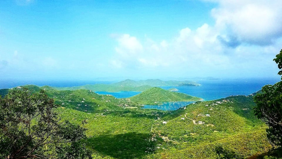 Amazing view in the middle of St. John overlooking south side