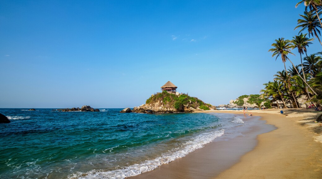 El Cabo San Juan del Guia beach, Tayrona National Natural Park, Magdalena Department, Caribbean, Colombia