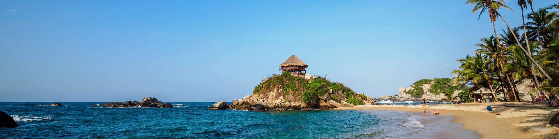 El Cabo San Juan del Guia beach, Tayrona National Natural Park, Magdalena Department, Caribbean, Colombia
