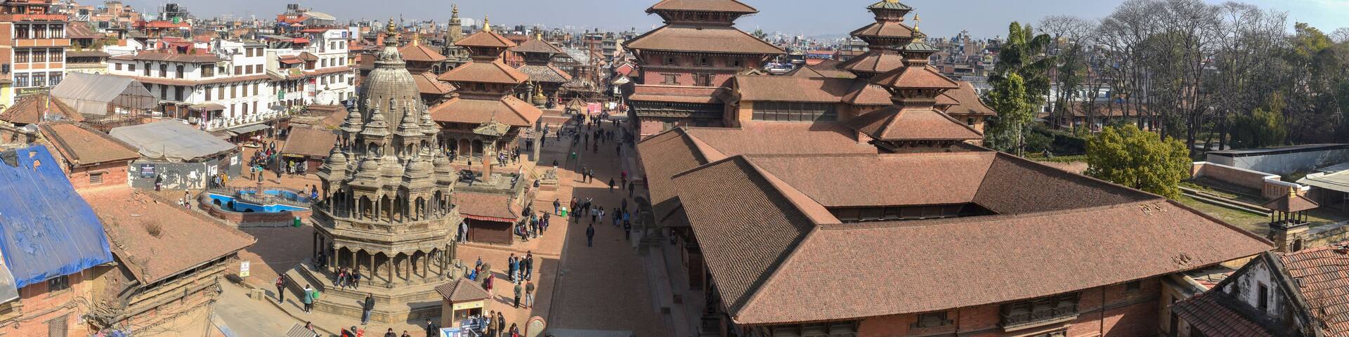 Temple of Durban square at Patan near Kathmandu in Nepal