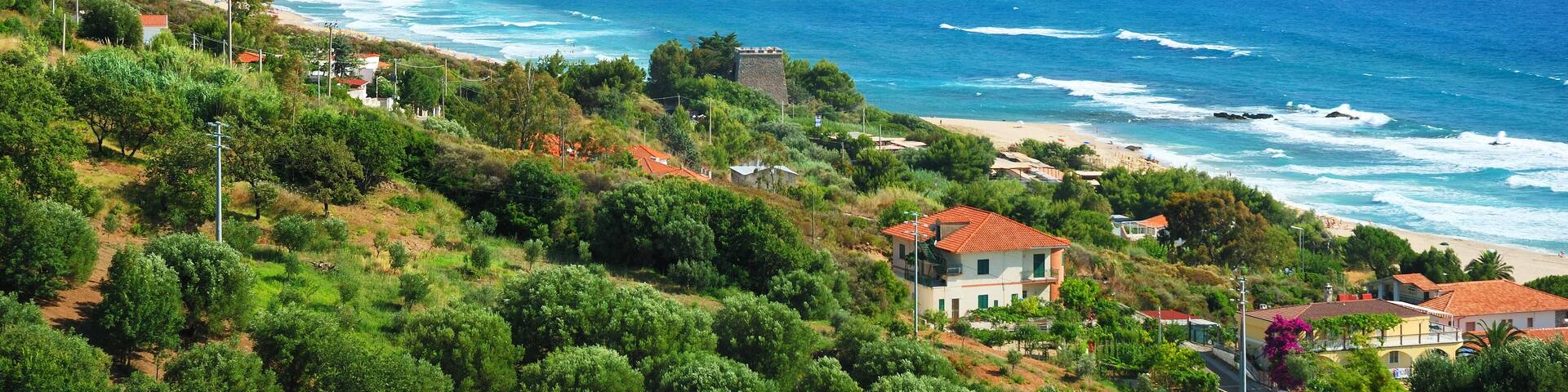 Cape of Palinuro in Italy in beautiful summer day