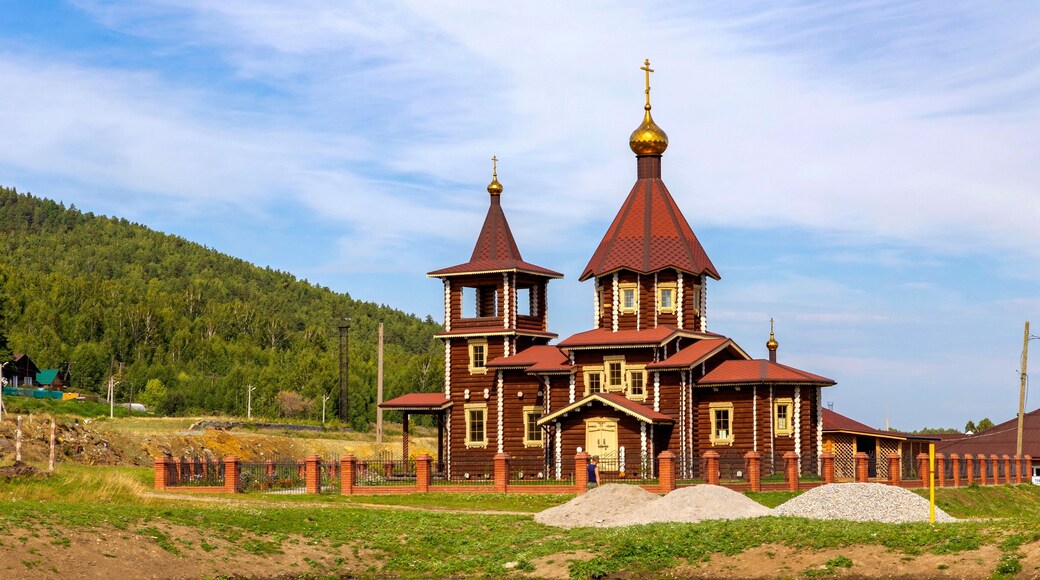 Church of the Assumption of the Blessed Virgin Mary in the village of Mauk Kaslinsky District Chelyabinsk Region Russia