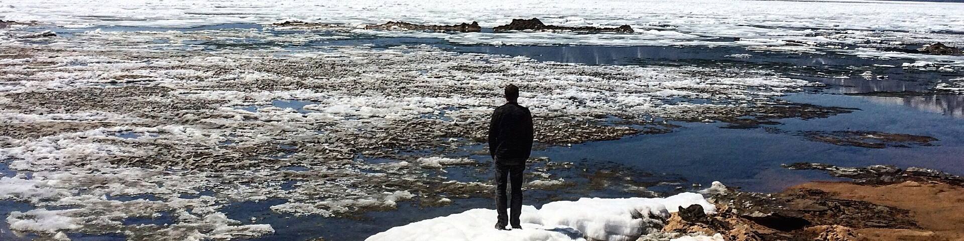 Although the West coast of beautiful lake Baikal is maybe a bit more popular, the views from the east coast are not bad either ;)