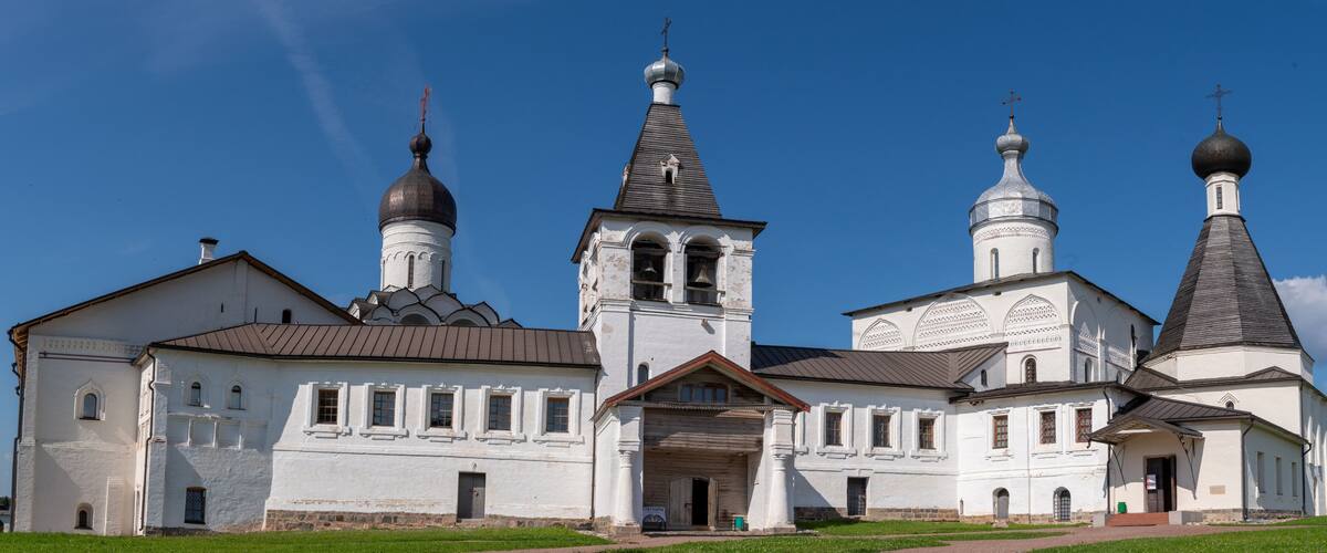 Ferapontov Belozersky monastery. Monastery of the Russian Orthodox.Church. Russian landmark. World Heritage. Ferapontovo. Kirillov district..Vologda Region. Russia