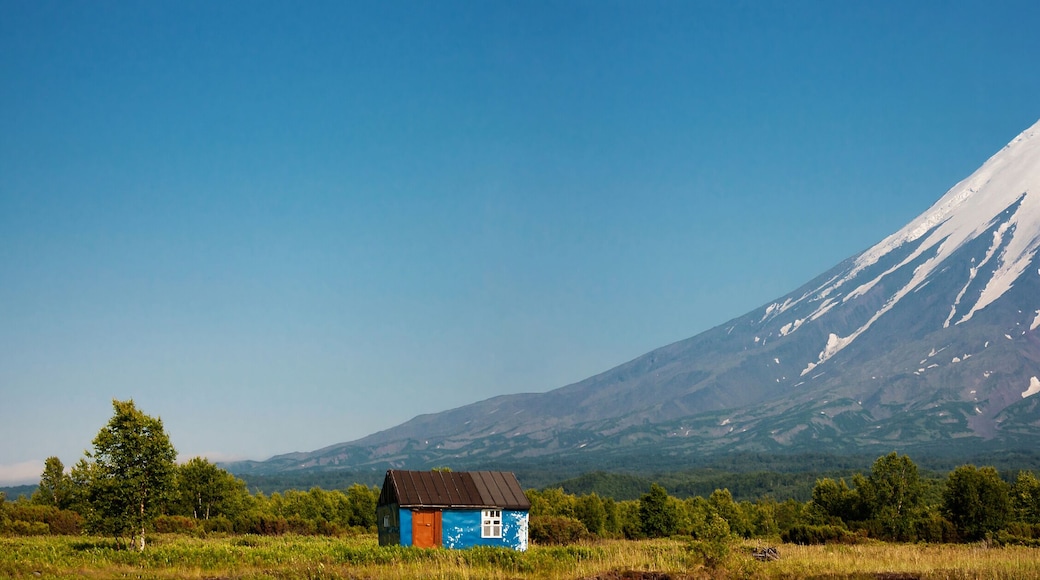 The house near volcano