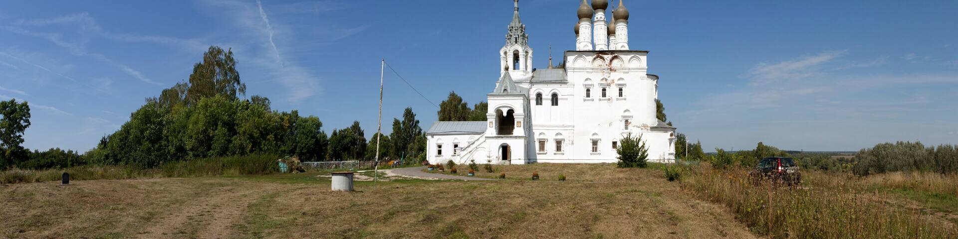 Church of the Resurrection, built in honor of Prokopy Lyapunov. Isadi village. Spassky district, Ryazan region. Russia