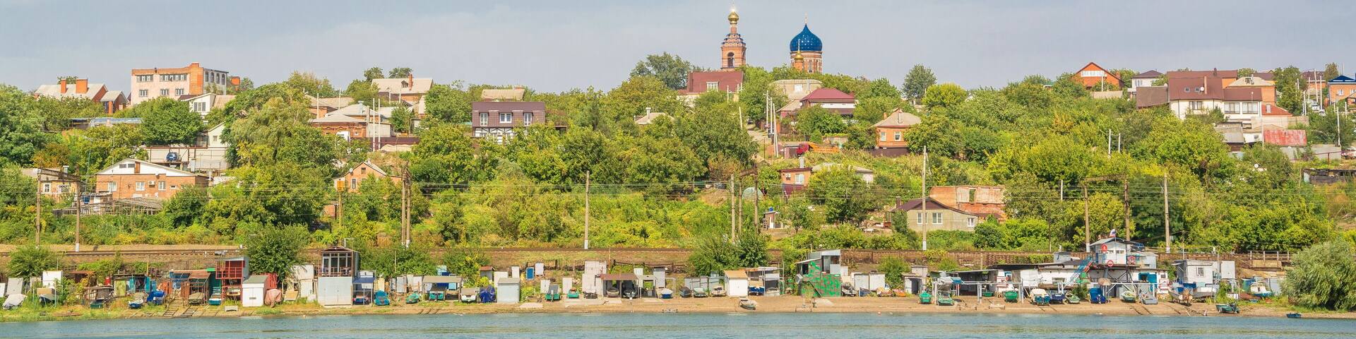 Rostov-on-Don city on the banks of the river Don