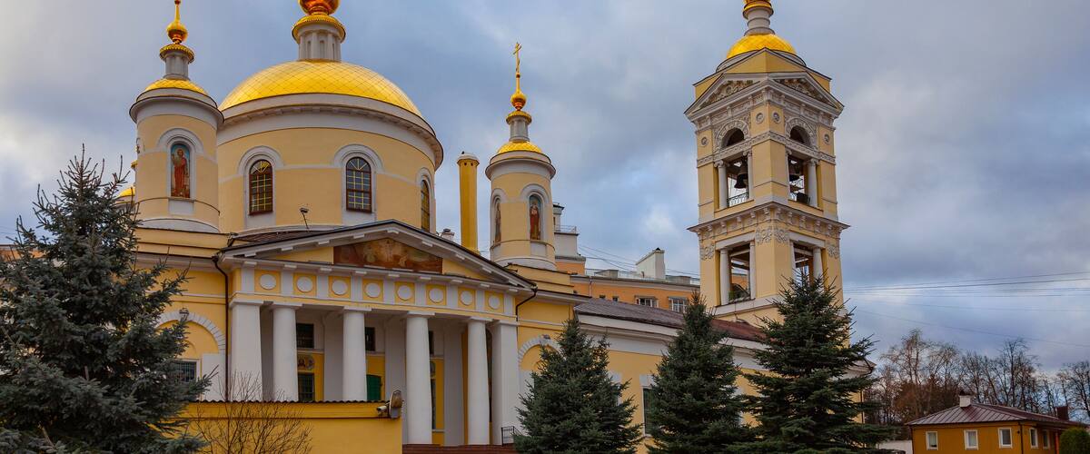 Cathedral of the Life-Giving Trinity in the city of Podolsk, Moscow region, Russia