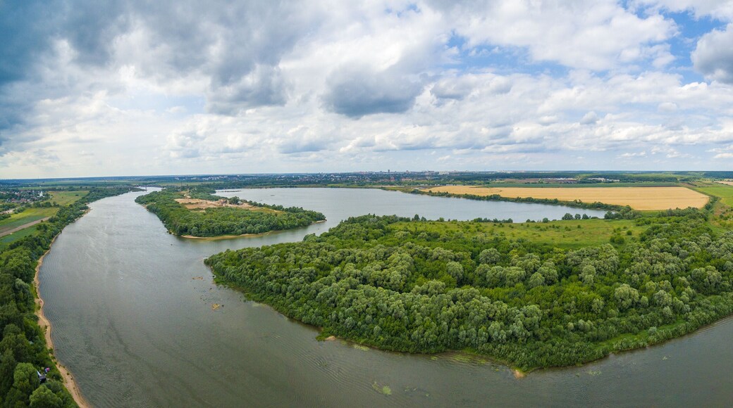 Oka river panorama