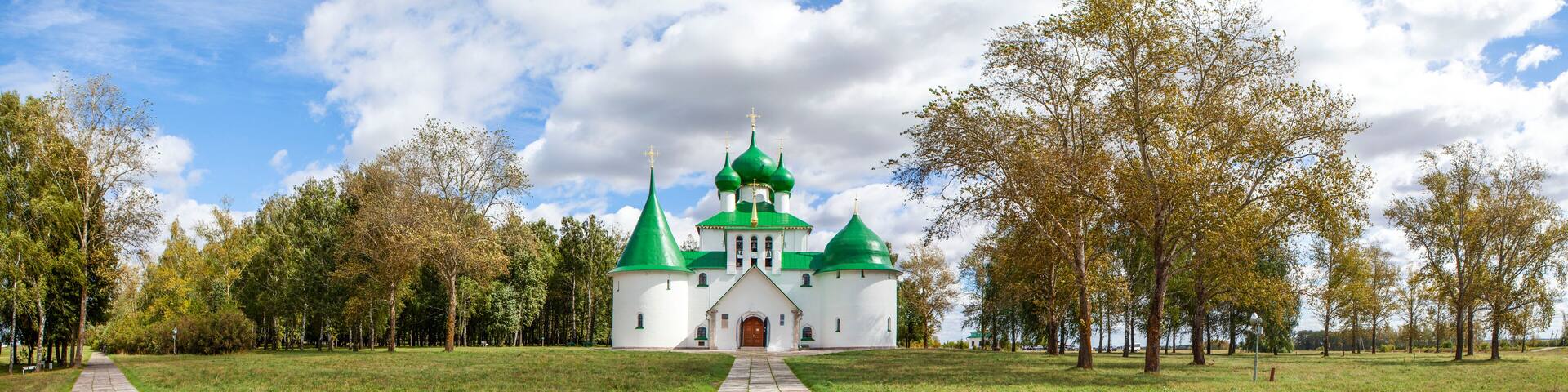 Church of St. Sergius of Radonezh on the Kulikovo field. The village of Ivanovo. Kurkinsky district. Tula region. Russia