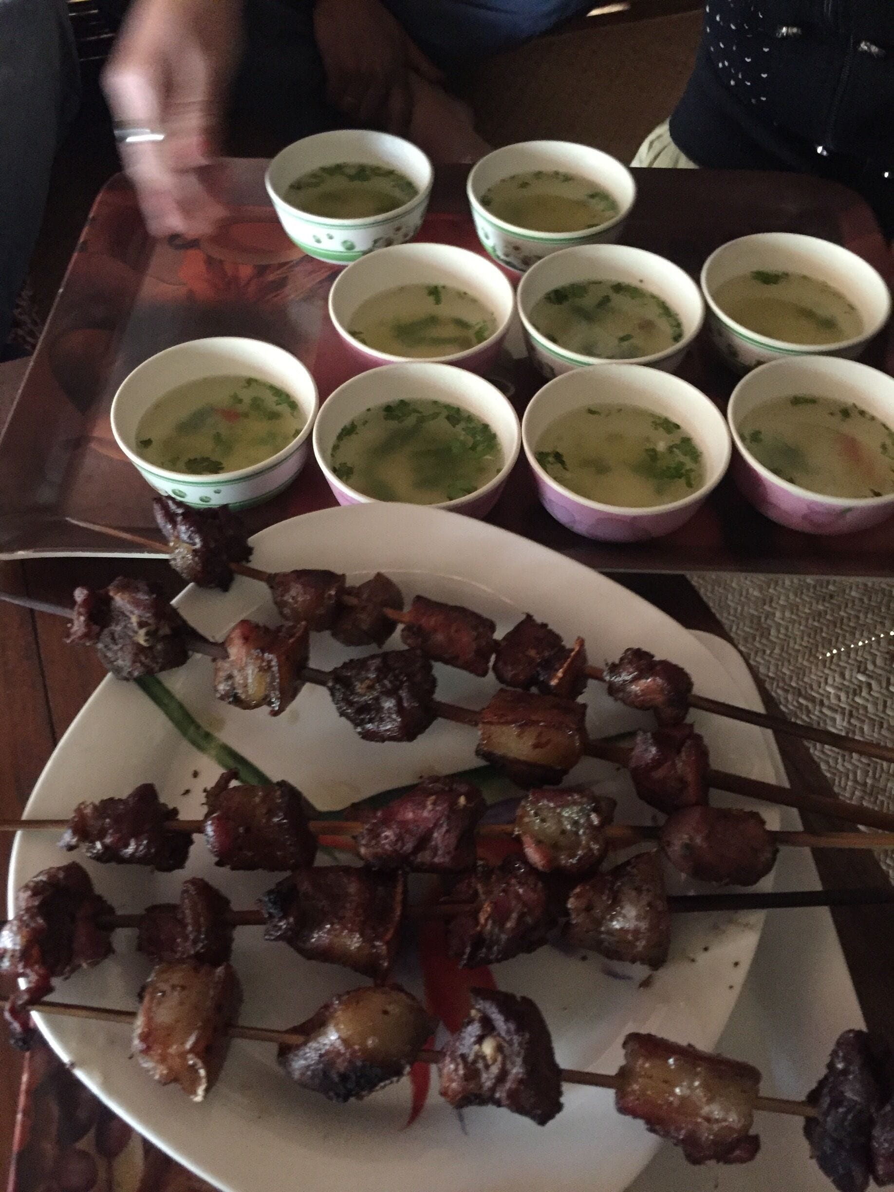 They serve traditionnel food