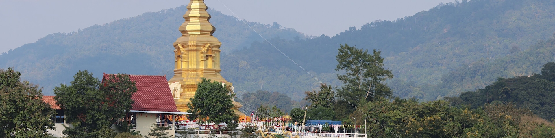 Grand Stupa in Ton Pheung District, Bokeo Province, Laos