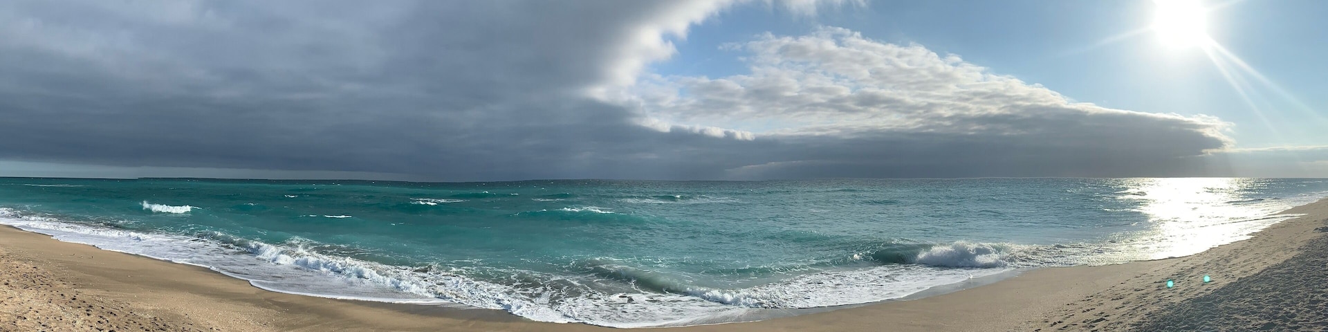 Beautiful morning on Stuart beach.