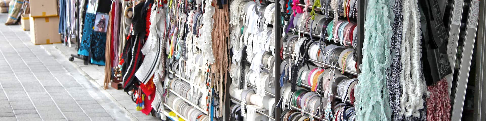 Dongdaemun Shopping Complex in Seoul, South Korea.