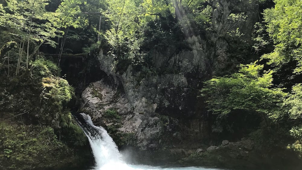 A hidden gem in the middle of the wild nature. #waterfall