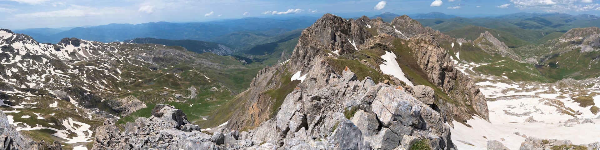 Top of Korab mountain Albania panorama photos landscape