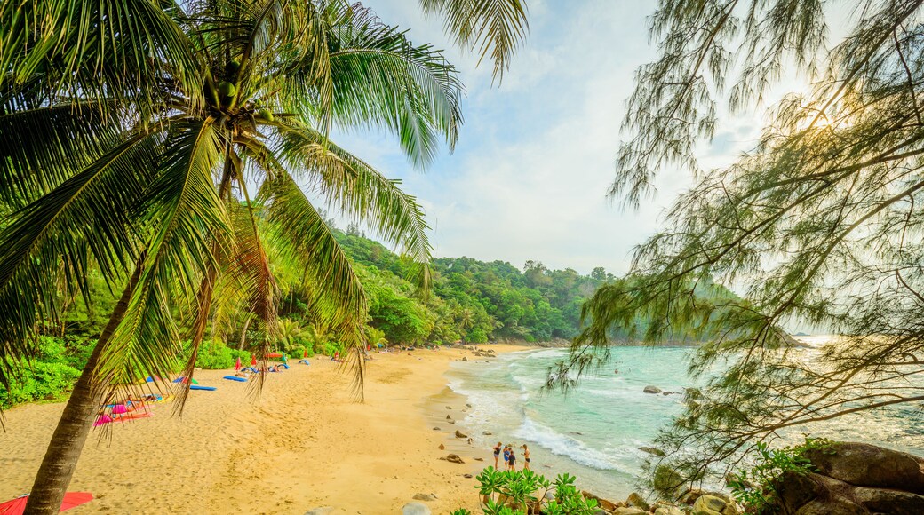 Landscape from Phuket View Point at Banana Beach Located in Choeng Thale, Thalang, Phuket Province, Thailand.