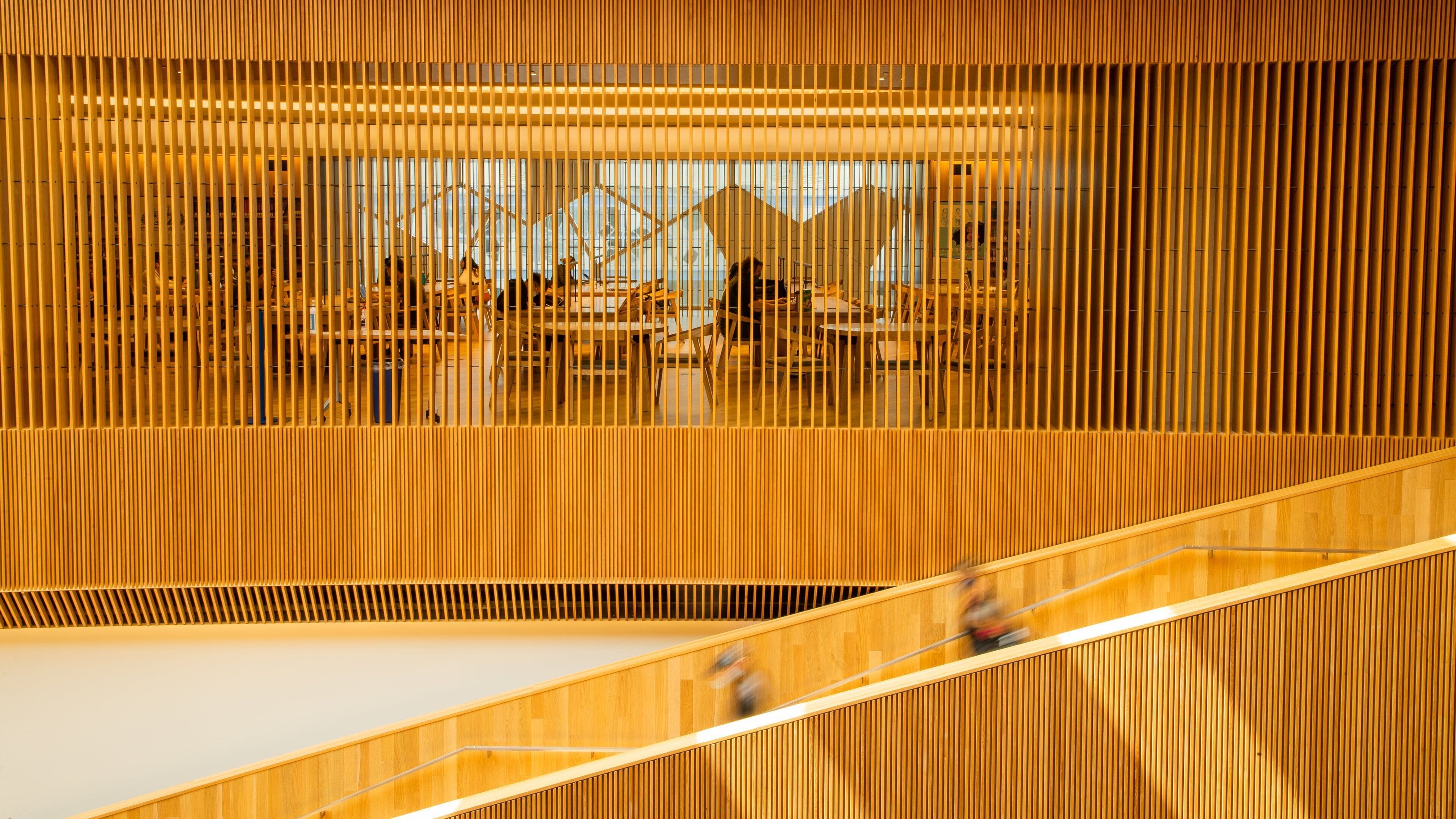 Calgary Central Library which includes interior views
