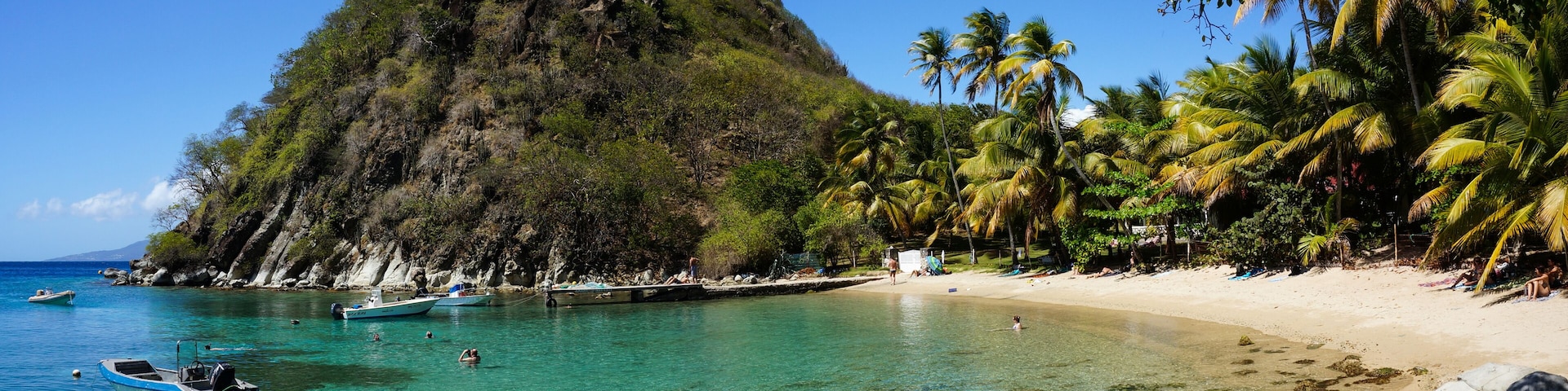 Plage du Pain de Sucre in Les Saintes, Guadeloupe,