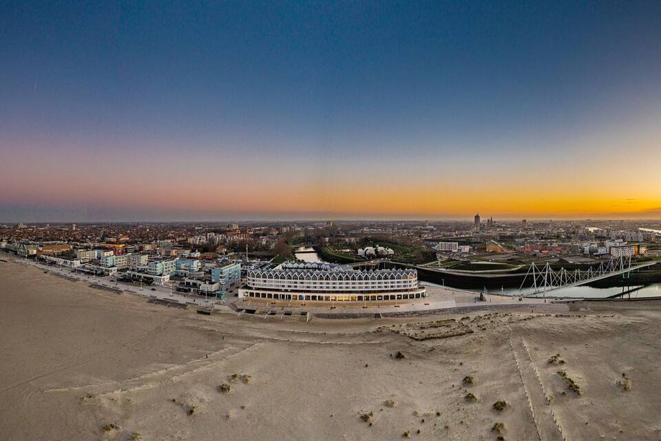 Panorama de la plage de Dunkerque