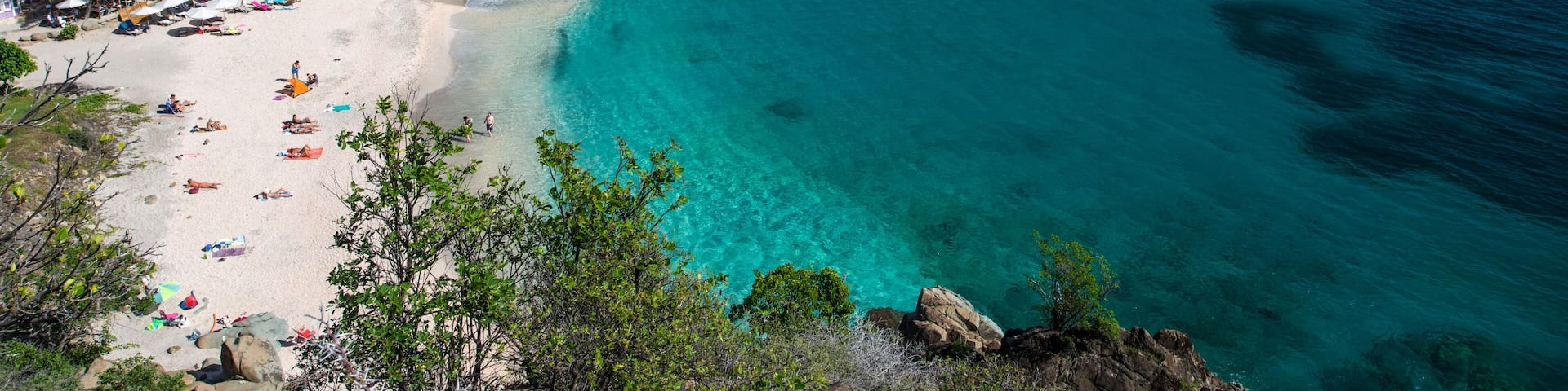 Shell beach, Saint Barthelemy, Caribbean sea