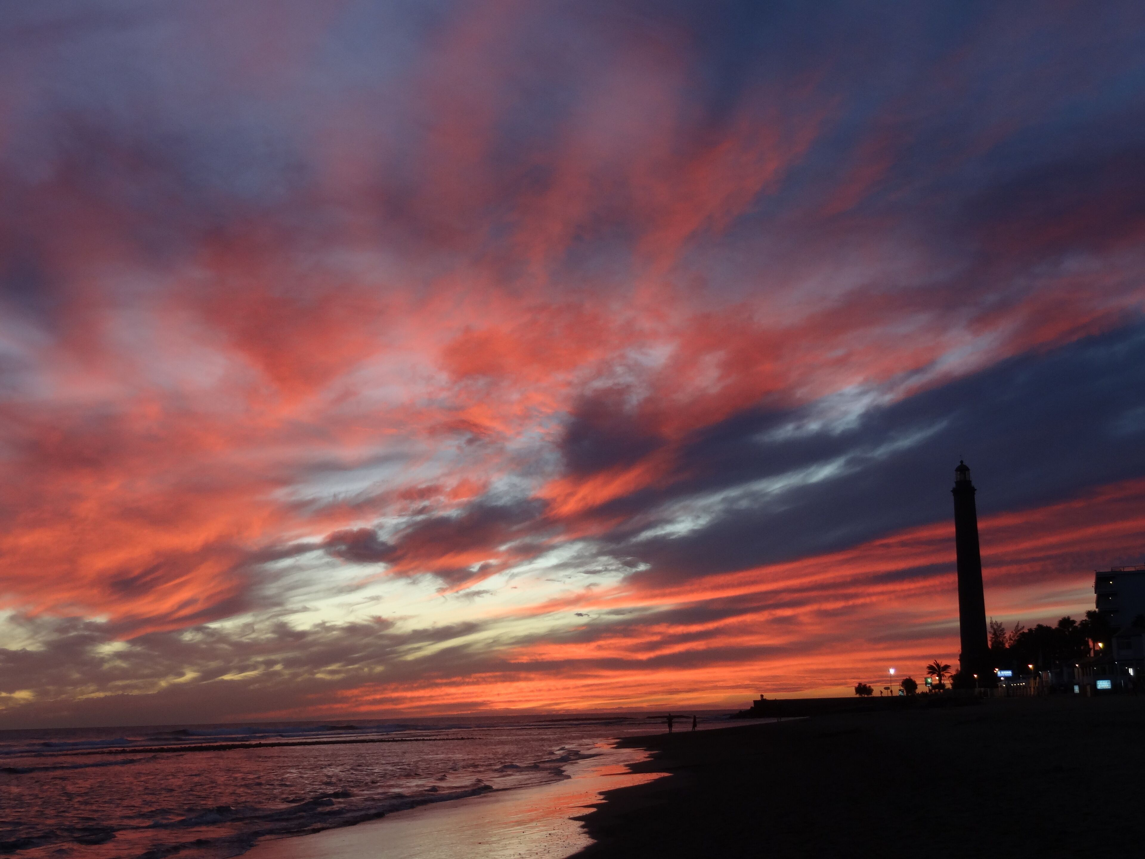Sonnenuntergang am Faro Maspalomas