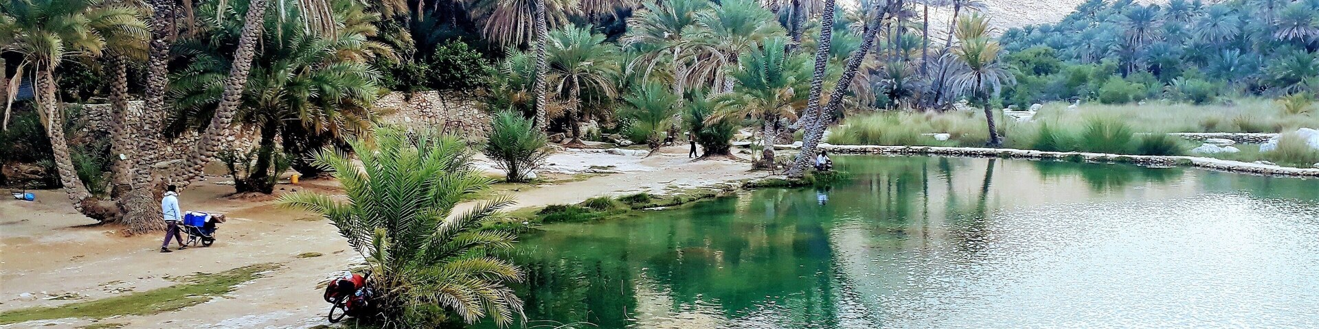 Wadi Bani Khalid--A Picture Perfect Wadi in Oman....A Place with Mountains surrounding a Water body with Palm Trees covering the area and People enjoying a Beautiful Oasis very commonly seen in Movies.
