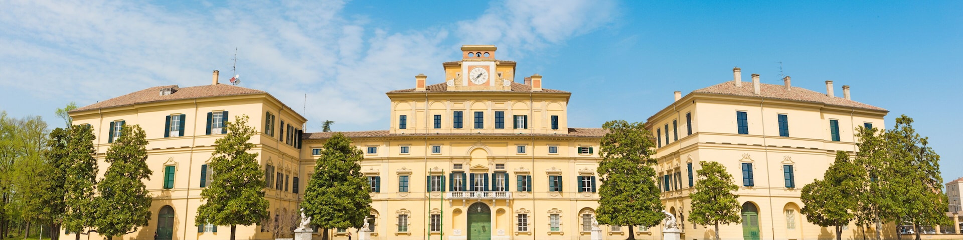 PARMA, ITALY - APRIL 18, 2018: The palace Palazzo Ducale - Ducal palace.