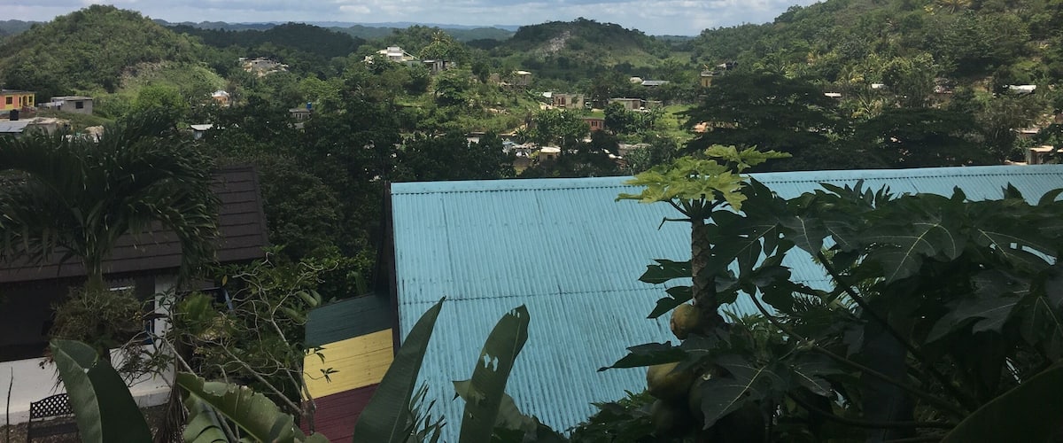 View of the countryside from 9 mile, Jamaica