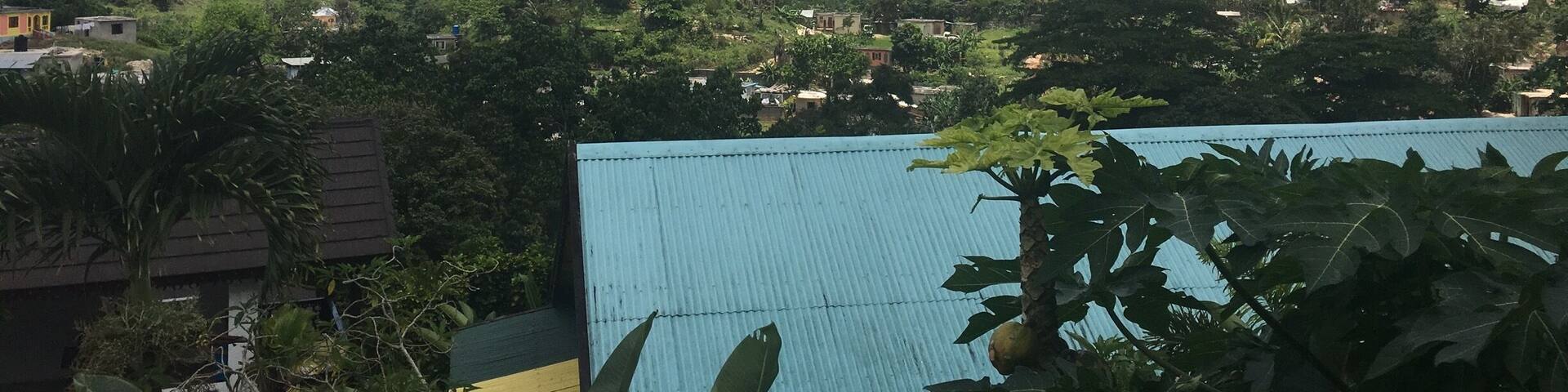 View of the countryside from 9 mile, Jamaica
