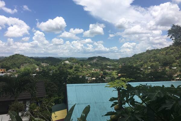 View of the countryside from 9 mile, Jamaica