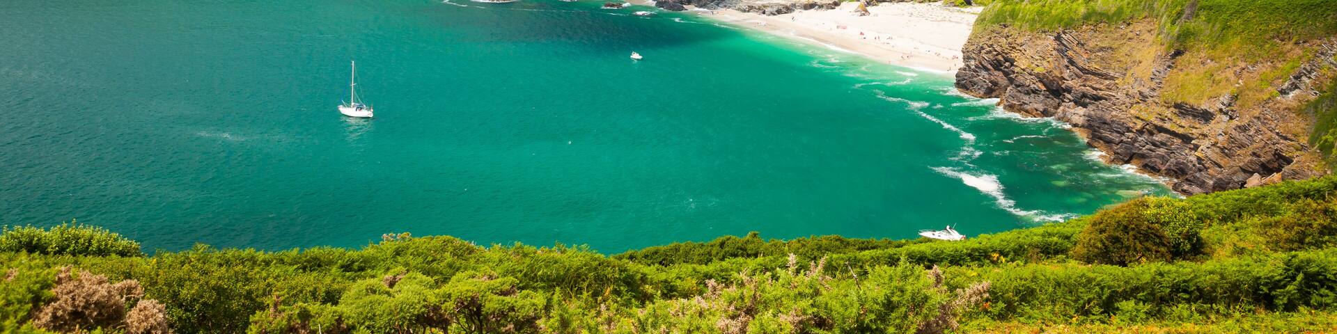 Lantic Bay Cornwall England