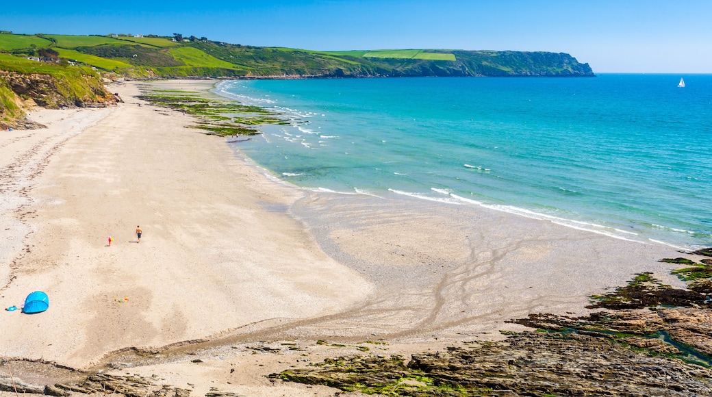 Pendower Beach Cornwall England