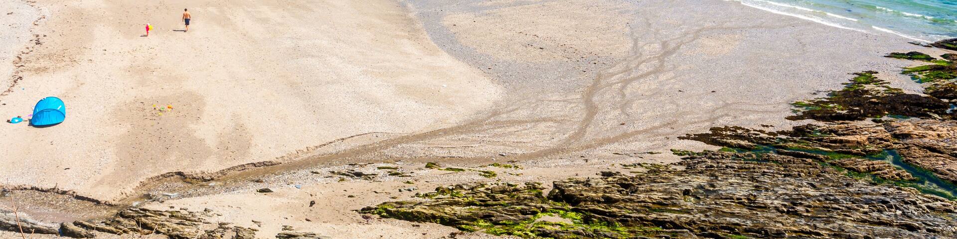 Pendower Beach Cornwall England