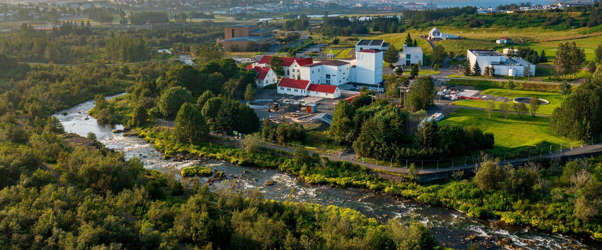 Reykjavik's oldest hydro power plant by Ellidaa river