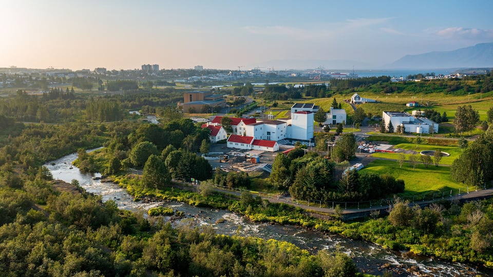 Reykjavik's oldest hydro power plant by Ellidaa river
