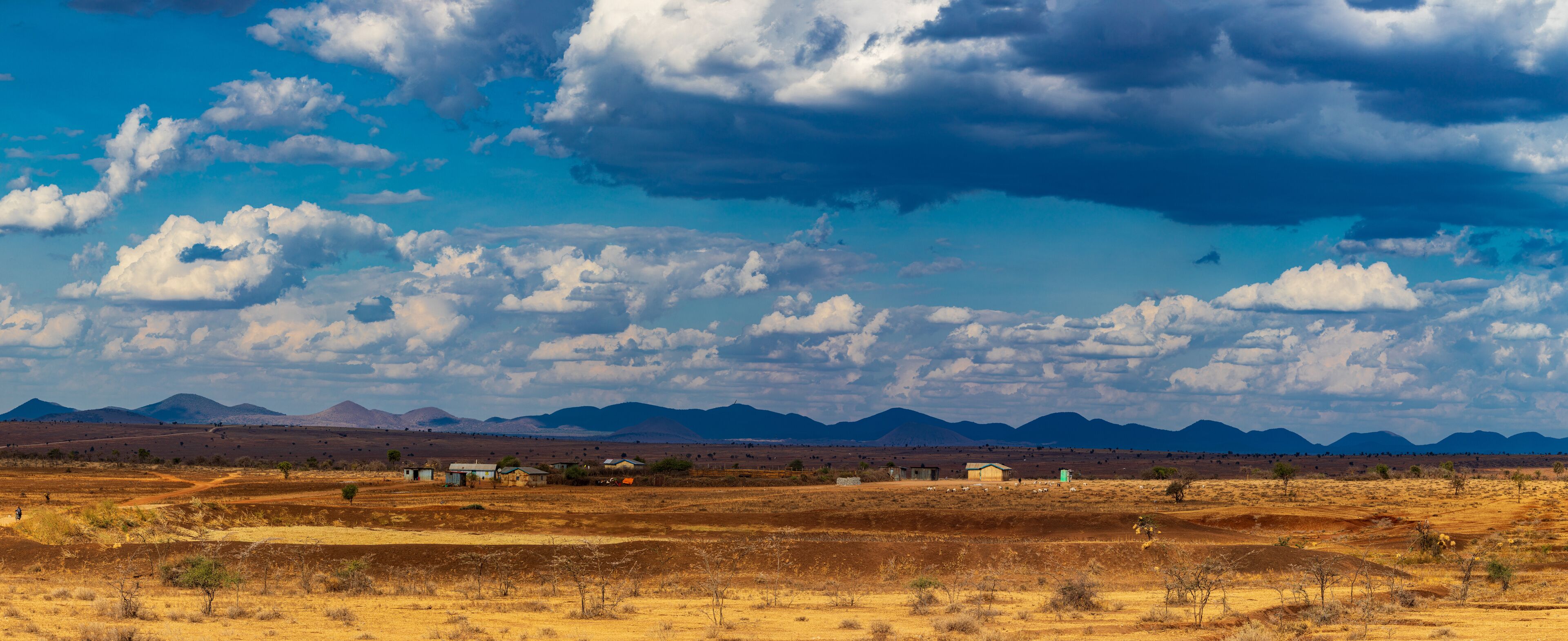 Kenya Landscapes Highway Roads Emali Oloitokitok Great Rift Valley
