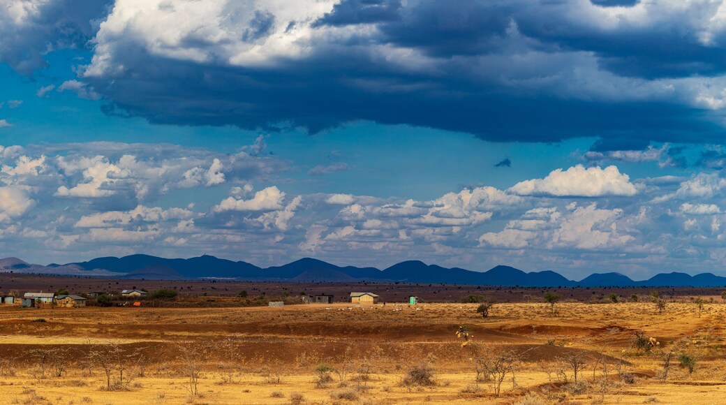 Kenya Landscapes Highway Roads Emali Oloitokitok Great Rift Valley